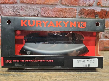 Kuryakyn Lower Triple Tree Wind Deflector Black - 1805 - Deflectors