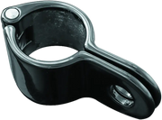 Black metal clamp with silver bolt for Kuryakyn Magnum Quick Clamp 1 1/4inch