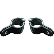 Kuryakyn 7481 Kuryakyn Magnum Quick Clamp 1inch Gloss Black (Pair) - 7481