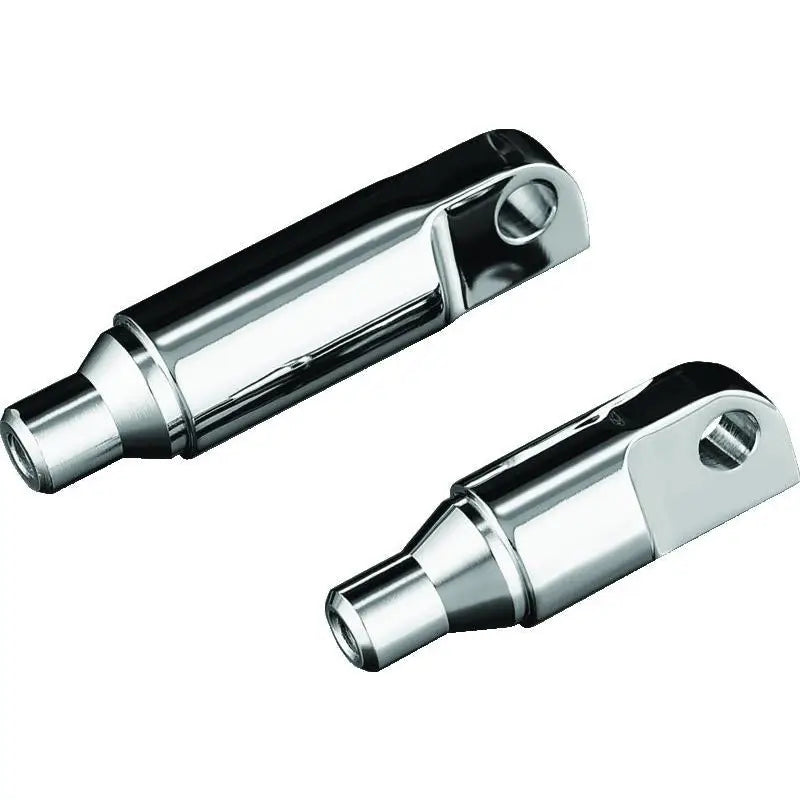 Kuryakyn 8064 Kuryakyn Male Mount 2-1/2inch Footpeg Extension Chrome (Pair) - 8064