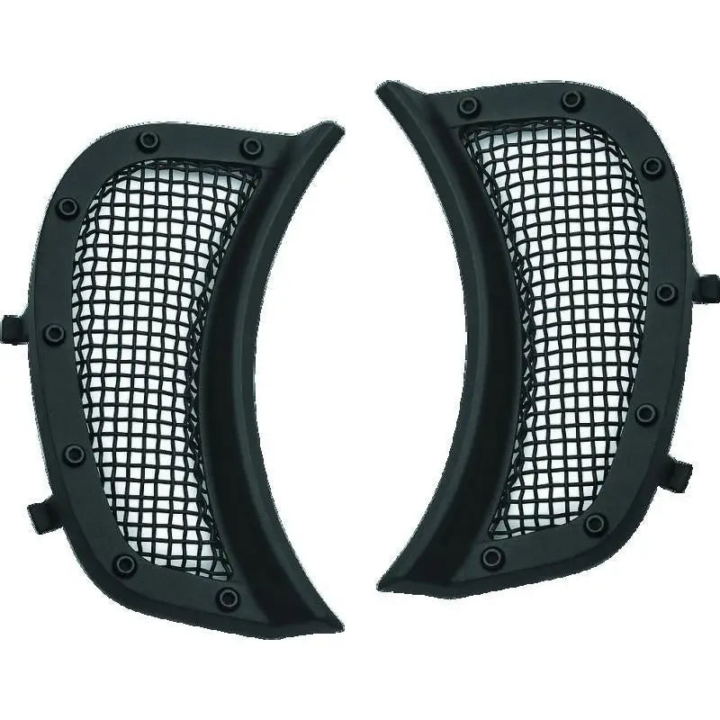 Kuryakyn 6519 Kuryakyn Mesh Headlight Vent Accents Black - 6519