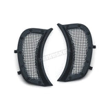 Kuryakyn mesh headlight vent accents black grille cover set