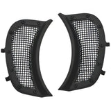 Kuryakyn mesh headlight vent accents with black ribbed mesh covers
