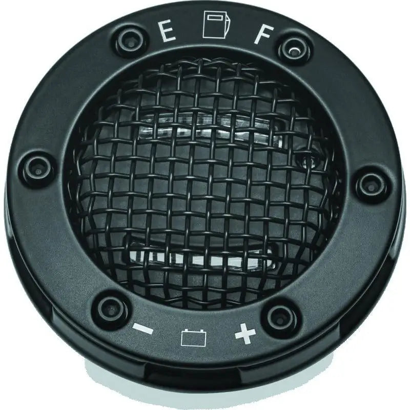 Kuryakyn 6551 Kuryakyn Mesh LED Fuel & Battery Gauge Black - 6551