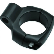 Kuryakyn Mirror Adapter 1-1/4inch Bars Mount Satin Black - Kuryakyn