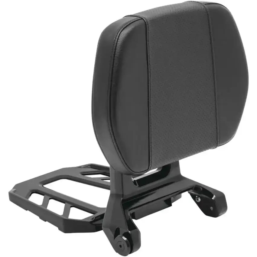 Kuryakyn Neo Driver black leather passenger seat with chrome accents