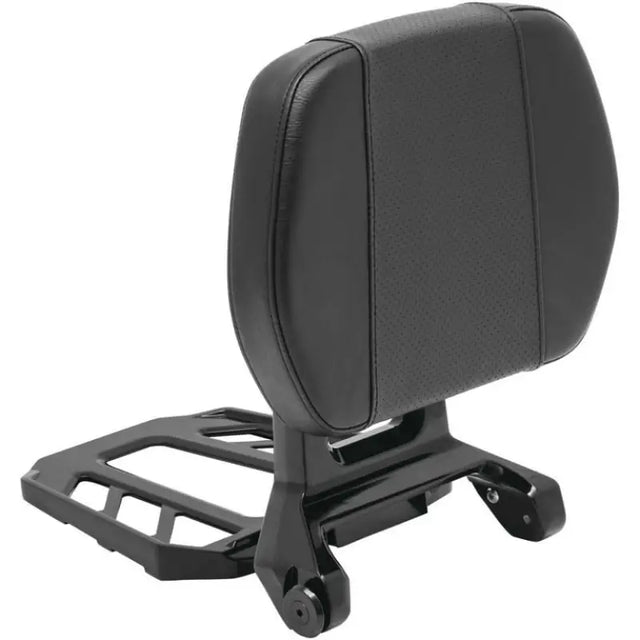 Kuryakyn Neo Driver backrest with luggage rack for comfy rides on motorcycles