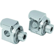 Kuryakyn 8894 Kuryakyn Non-Pivot Splined Peg Adapter Harley-Davidson Models Chrome - 8894