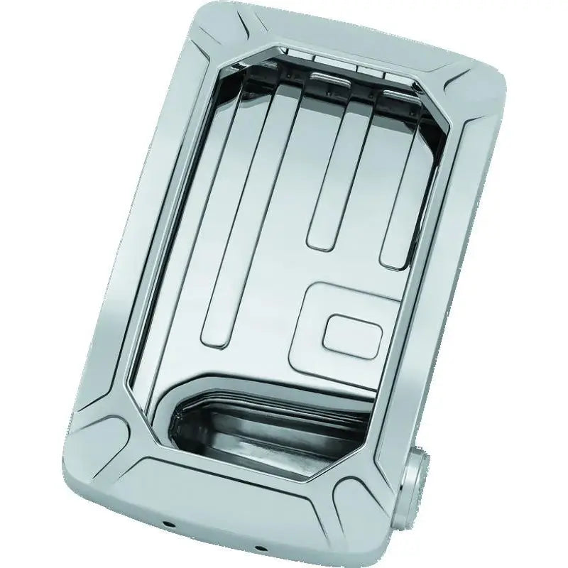Kuryakyn 3190 Kuryakyn Nova Curved Vertical Mount Side License Plate Holder Chrome - 3190