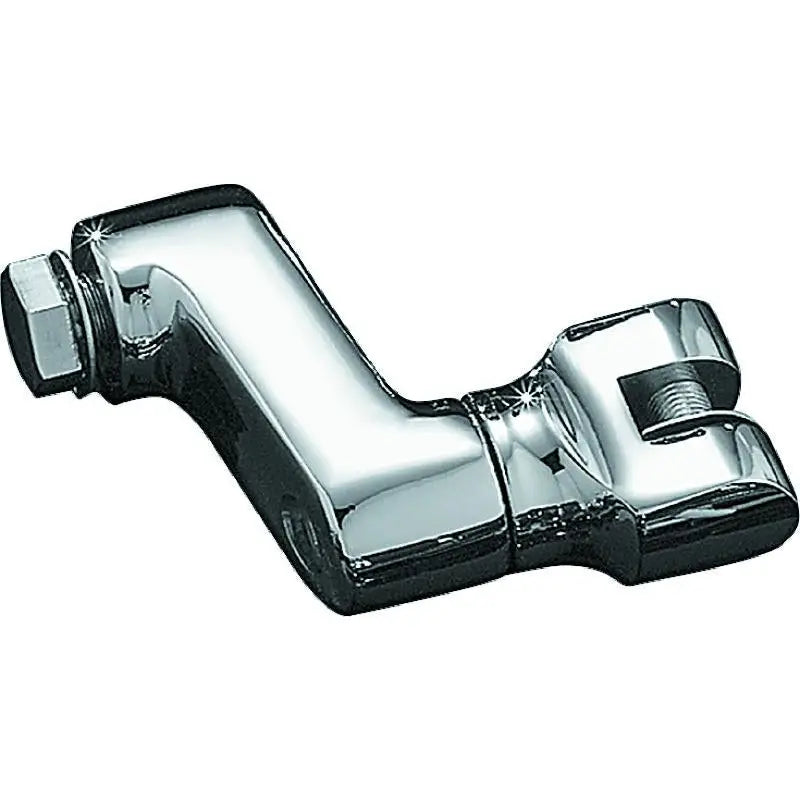 Kuryakyn 7996 Kuryakyn Offset Peg Mount With 1/2in-13 Mount Bolts Chrome (Pair) - 7996