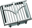 Kuryakyn Oil Cooler Cover 14-23 Indian Models Chrome - RV and Auto Parts