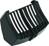 Black plastic hair clipper attachment on Kuryakyn Oil Cooler Cover Milwaukee-8