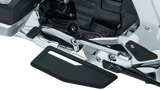 Kuryakyn Omni Driver Floorboards Chrome showing motorcycle footrest with chrome accents