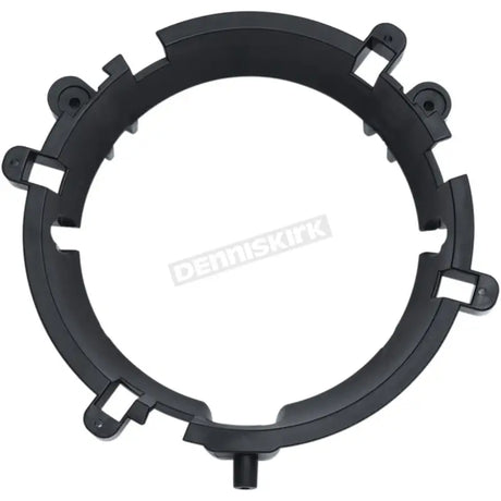 Black plastic circular mounting bracket for Kuryakyn Orbit Headlight Adapter