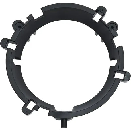 Black plastic Kuryakyn Orbit Headlight Adapter with mounting tabs for easy install