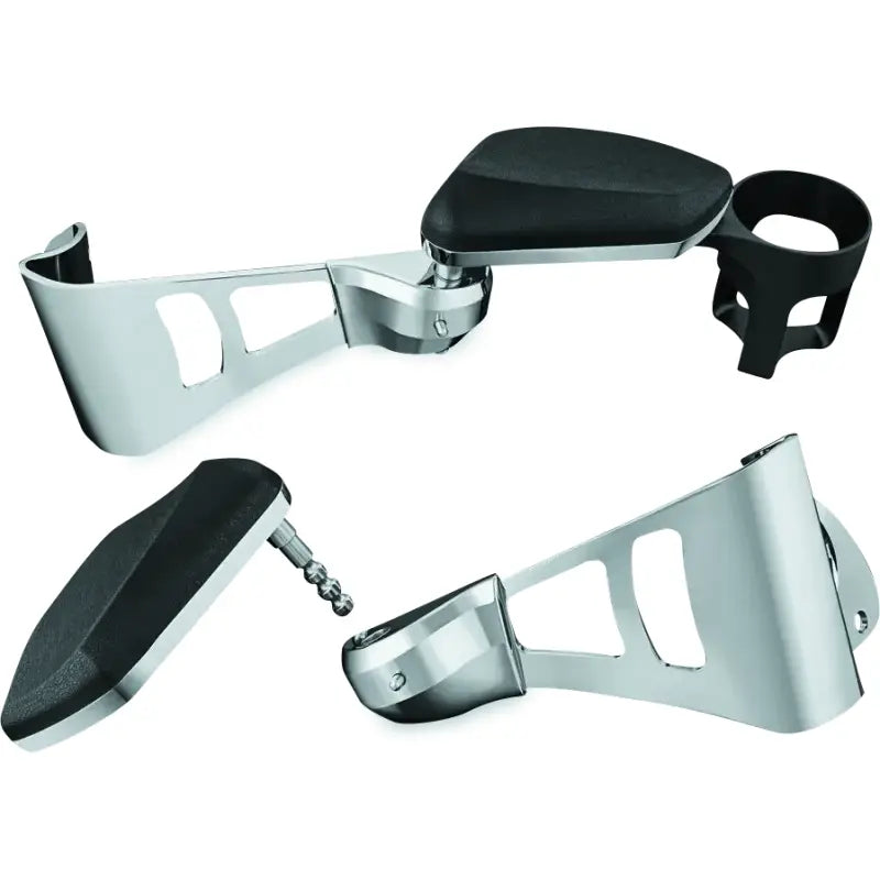 Kuryakyn Passenger Armrests Chrome for 14-23 Touring Models, ideal for RV, automotive, powersports, off-road, marine, exterior, truck accessories, interior, truck bed, RV parts, AVADA - Best Sellers, Seats, Armrests