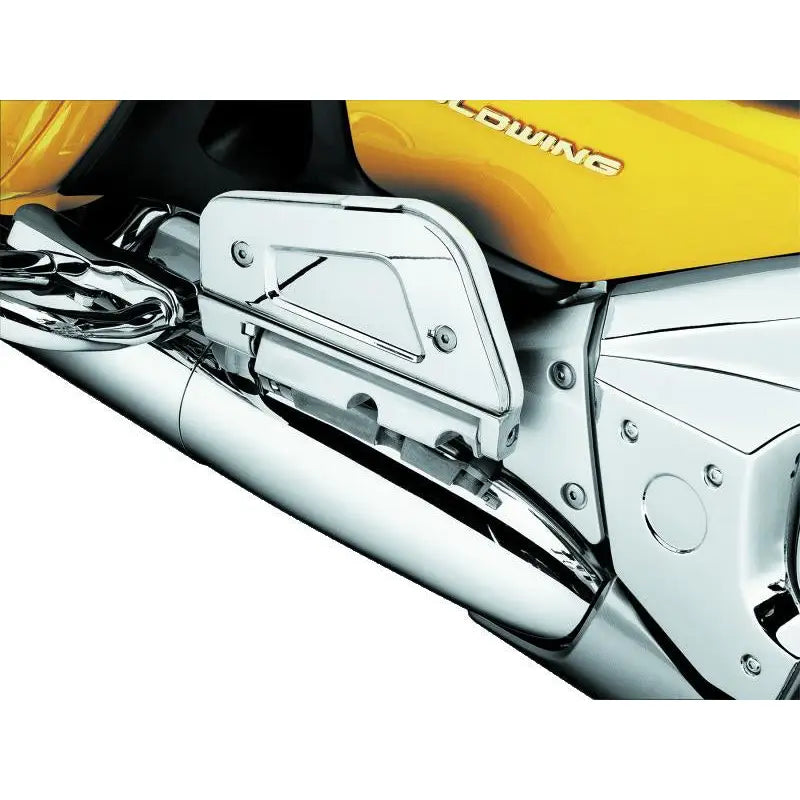 Kuryakyn 7015 Kuryakyn Passenger Floorboard Cover 01-17 Honda GL1800 Chrome - 7015
