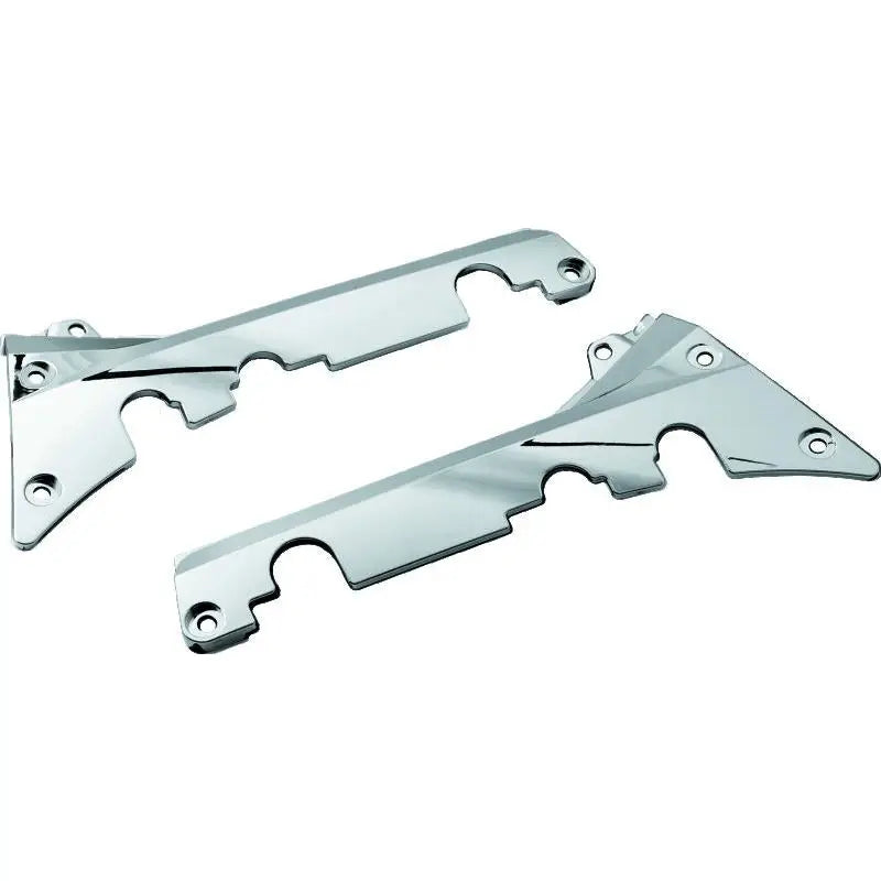 Kuryakyn 7506 Kuryakyn Passenger Floorboard Side Covers 01-17 Honda GL1800 Chrome - 7506