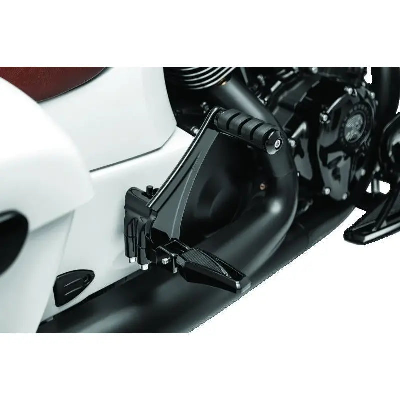 Kuryakyn 5830 Kuryakyn Passenger Peg Mounts Indian Models Gloss Black - 5830