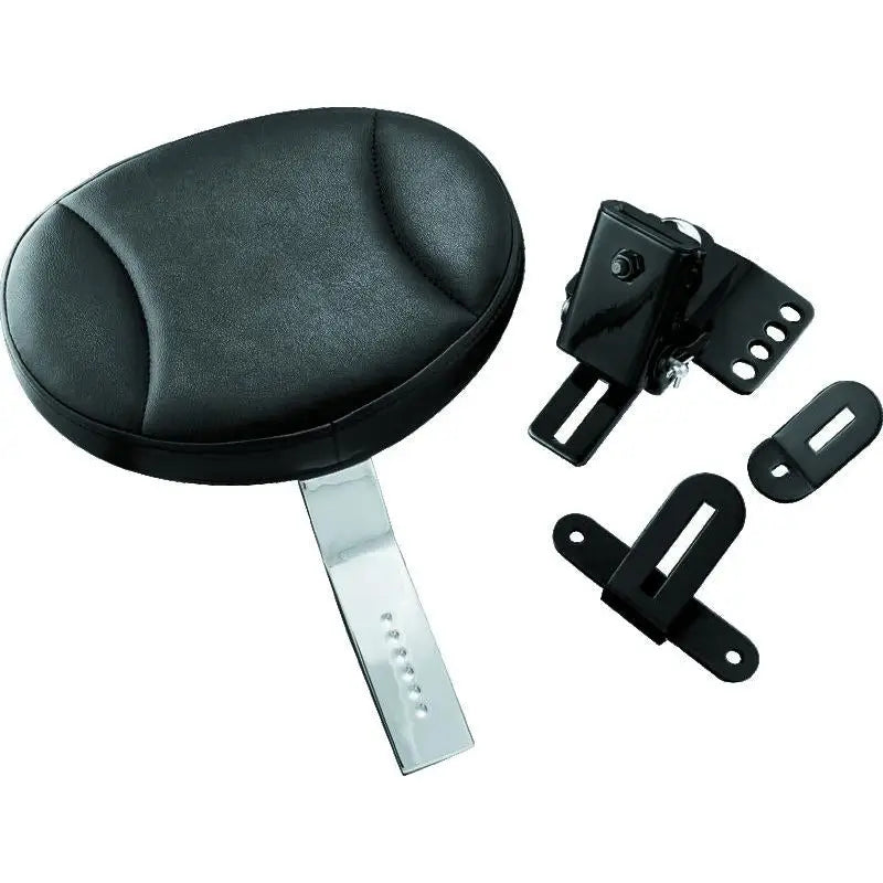 Kuryakyn 1670 Kuryakyn Plug-In Driver Backrest 97-Up Touring Chrome - 1670