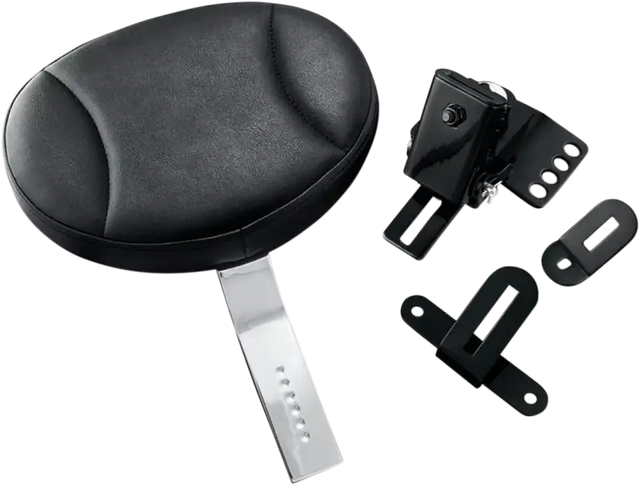 Kuryakyn Plug-In Driver Backrest 97-Up Touring Chrome - 1670 - Interior Accessories