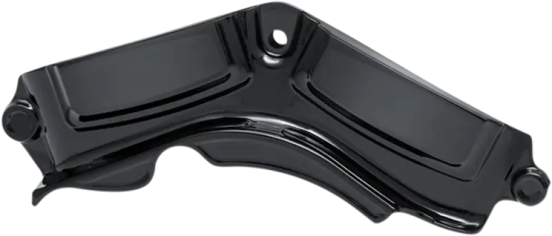 Glossy black Kuryakyn Precision Cylinder Base Cover for bike upgrade