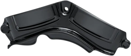 Glossy black Kuryakyn Precision Cylinder Base Cover for bike upgrade