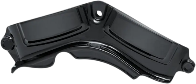 Glossy black Kuryakyn Precision Cylinder Base Cover for bike upgrade