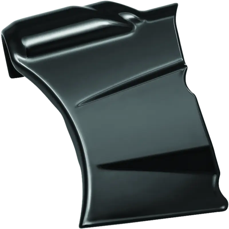 Shiny black gun grip on Kuryakyn Precision Oil Line Cover Black 6461 for motorcycle style