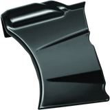 Shiny black gun grip on Kuryakyn Precision Oil Line Cover Black 6461 for motorcycle style