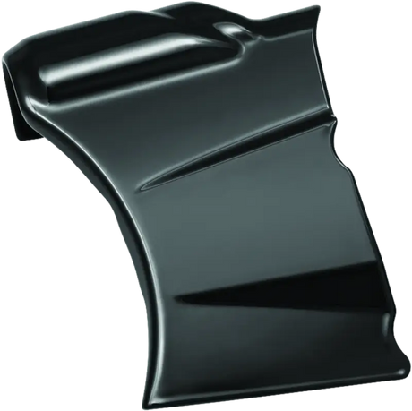 Shiny black gun grip on Kuryakyn Precision Oil Line Cover Black 6461 for motorcycle style
