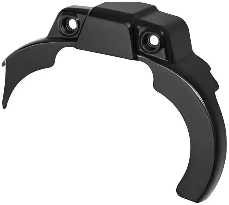 Black curved plastic guard for Kuryakyn Precision Tranny Shroud Black 6457