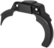 Black curved plastic guard for Kuryakyn Precision Tranny Shroud Black 6457
