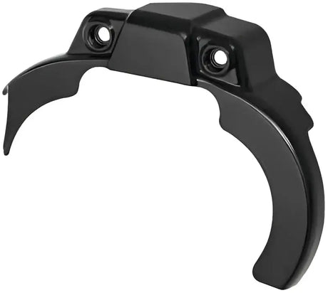 Black curved plastic guard for Kuryakyn Precision Tranny Shroud Black 6457
