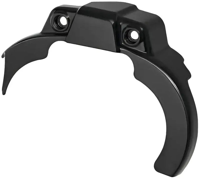 Black curved plastic guard for Kuryakyn Precision Tranny Shroud Black 6457