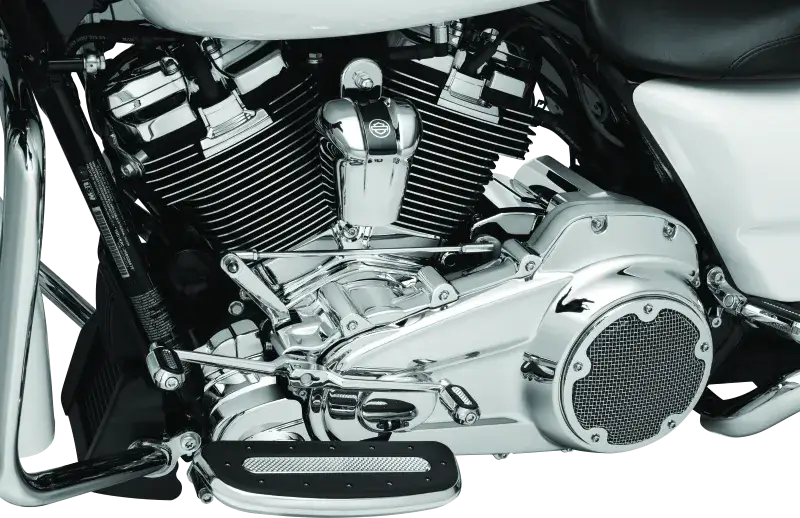 Kuryakyn Precision Transmission Top Cover 17-Up Touring Models Chrome - RV and Auto Parts