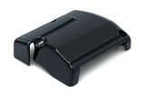 Glossy black plastic cover for Kuryakyn Precision Transmission Top Cover Black 6445
