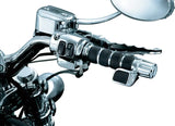 Kuryakyn Premium ISO Grip With Contoured Throttle Boss Throttle-By-Wire Chrome - 6343 - Controls