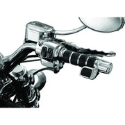 Kuryakyn 6343 Kuryakyn Premium ISO Grip With Contoured Throttle Boss Throttle-By-Wire Chrome - 6343