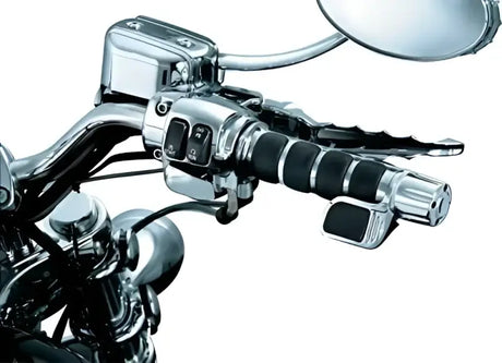 Kuryakyn Premium ISO Grip With Throttle Boss Dual Cable Chrome - 6342 - Controls