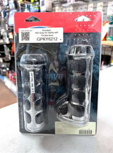Kuryakyn premium iso grips for Harley motorcycles with chrome finish and throttle boss