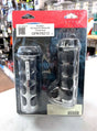 Kuryakyn premium iso grips for Harley motorcycles with chrome finish and throttle boss
