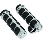 Kuryakyn 6228 Kuryakyn Premium ISO Grips With Throttle Boss Throttle-By-Wire Chrome - 6228
