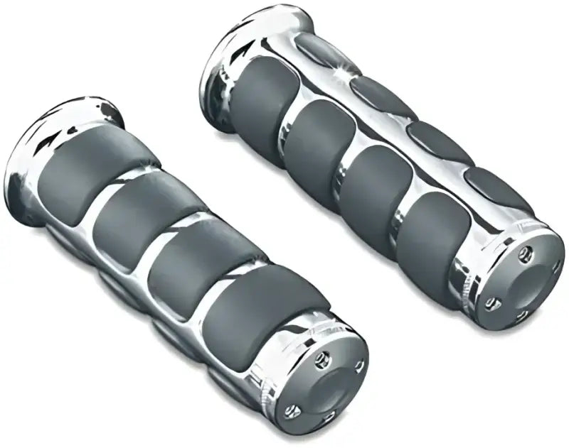 Kuryakyn Premium ISO Grips Without Throttle Boss Throttle-By-Wire Chrome - 6227 - Controls