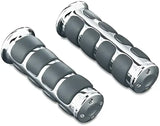 Kuryakyn Premium ISO Grips Without Throttle Boss Throttle-By-Wire Chrome - 6227 - Controls