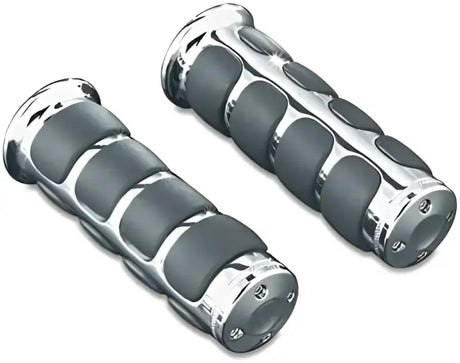 Kuryakyn Premium ISO Grips Without Throttle Boss Throttle-By-Wire Chrome - 6227 - Controls
