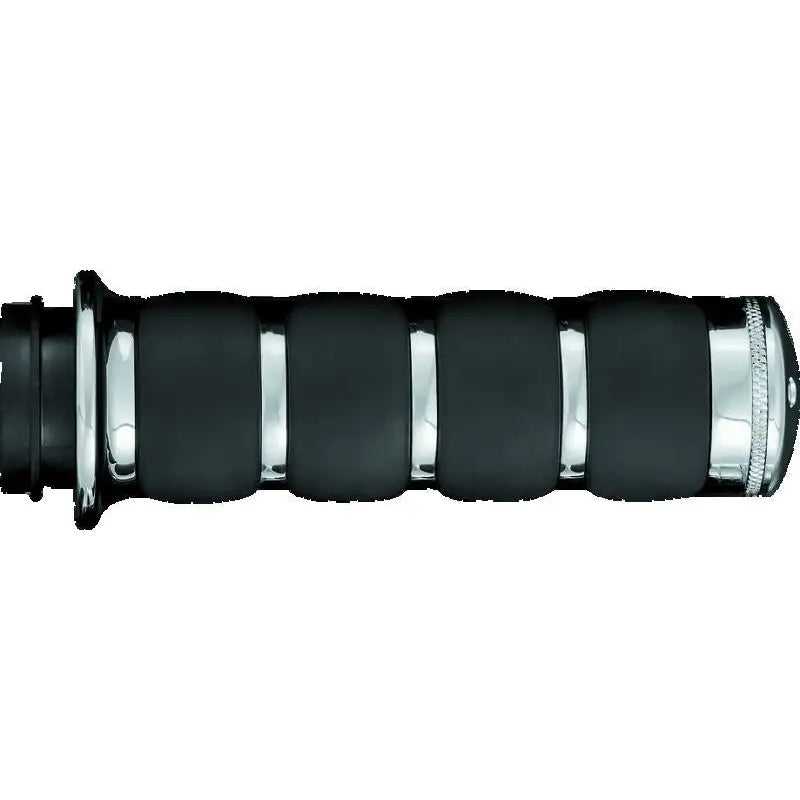 Kuryakyn 6227 Kuryakyn Premium ISO Grips Without Throttle Boss Throttle-By-Wire Chrome - 6227
