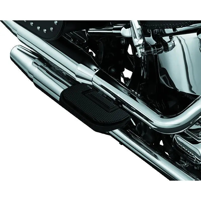 Kuryakyn 4357 Kuryakyn Premium Ribbed Floorboards Without Adapter Wrinkle Black - 4357