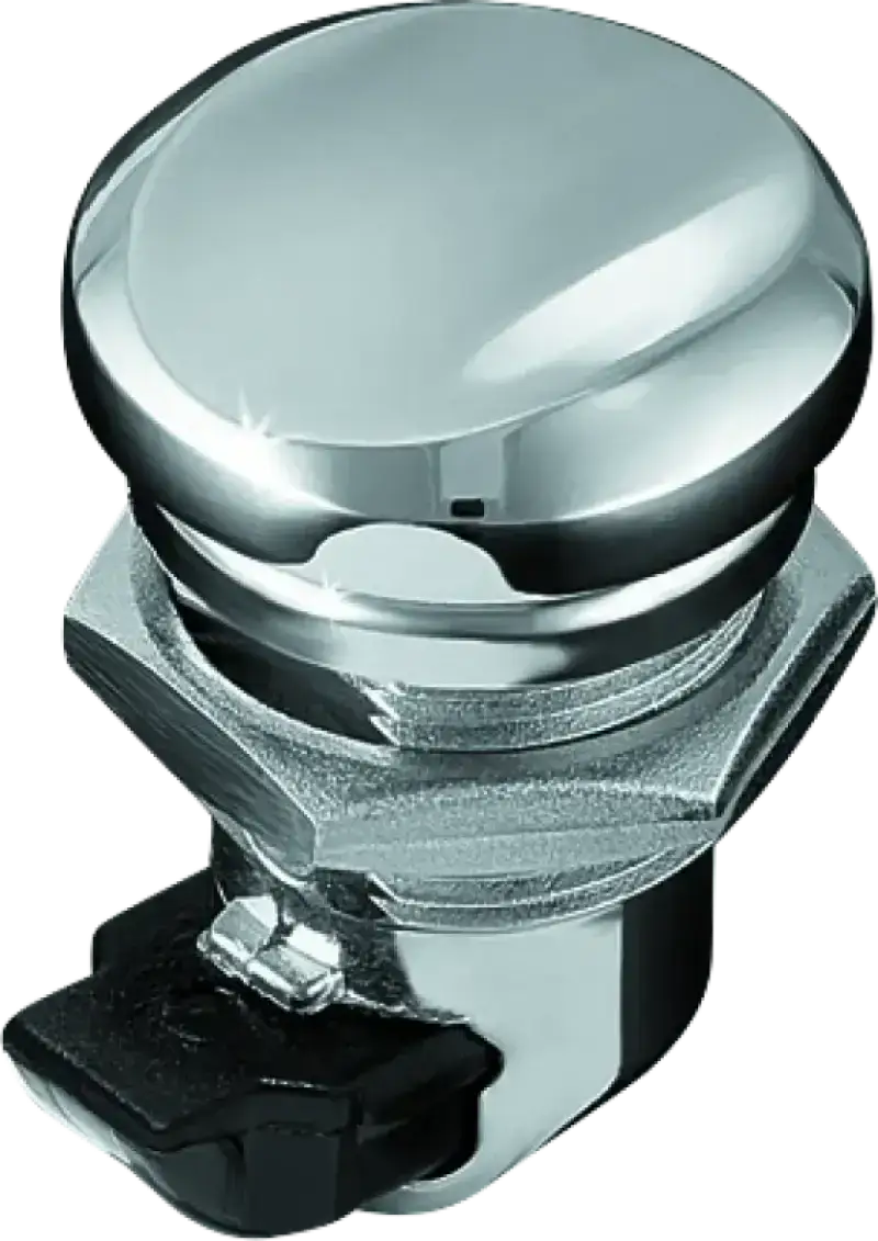 Kuryakyn Push-Button Fuel Door Latch Chrome - RV and Auto Parts