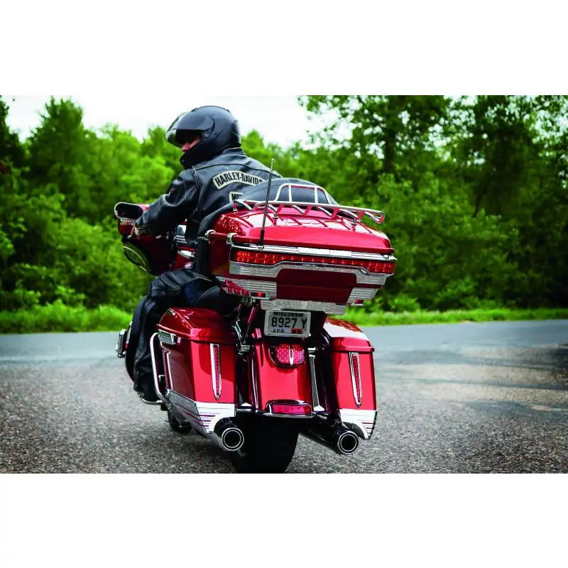 Kuryakyn 8731 Kuryakyn Quick Adjust Tour-Pak Relocator 14-Up Touring Chrome - 8731